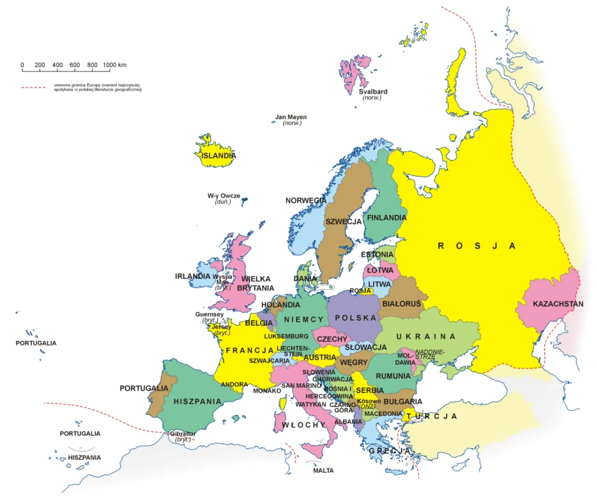 Lista krajów w Europie: które państwa leżą na tym kontynencie?